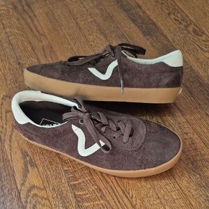 Vans Bambino Brown Suede Women's Sneakers Leather